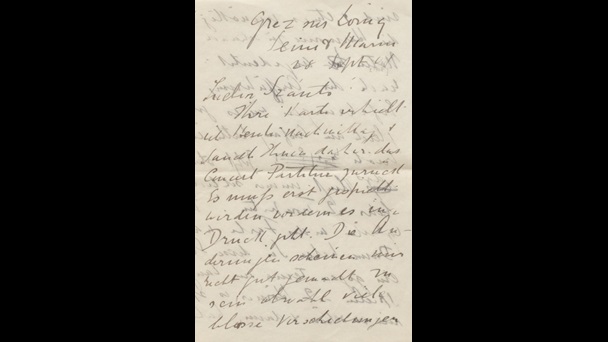 Letter from Frederick Delius to Thomas Szántó, 18 September 1908 